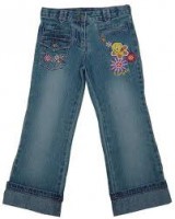 pantalon mezclilla estampado